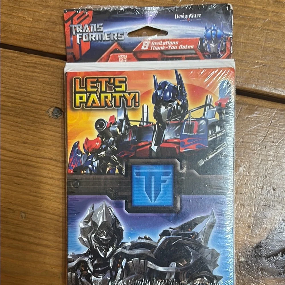 VTG NIP Transformers Party Supplies Set